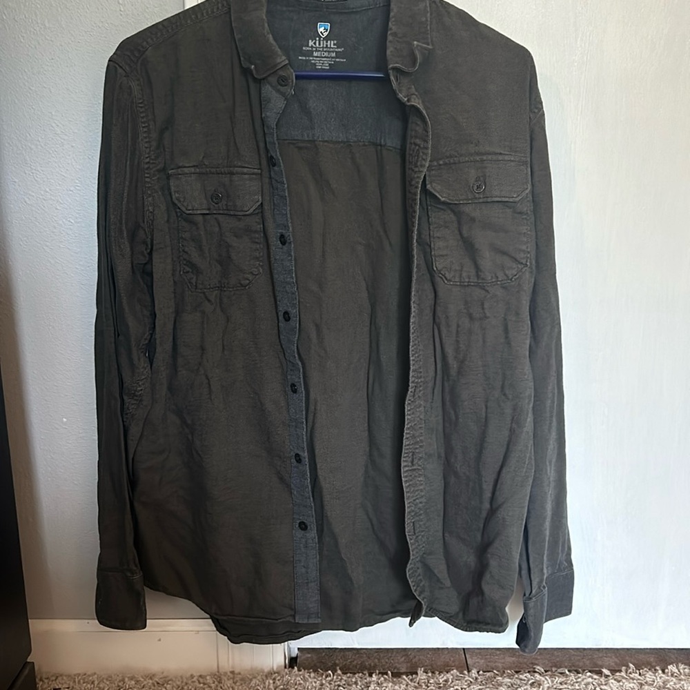 Kuhl men’s medium long sleeve flannel